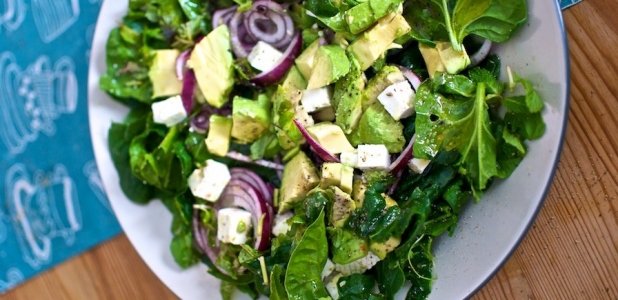 Ensalada de espinacas