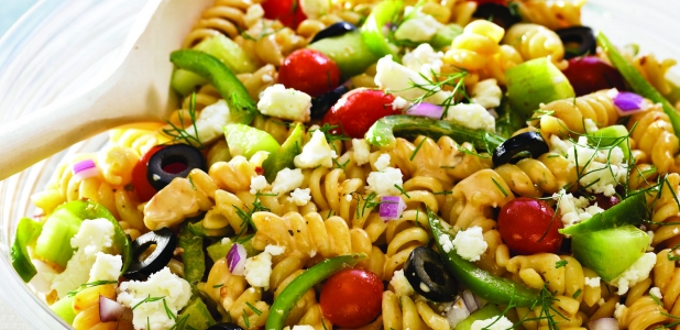 Ensalada de pasta griega